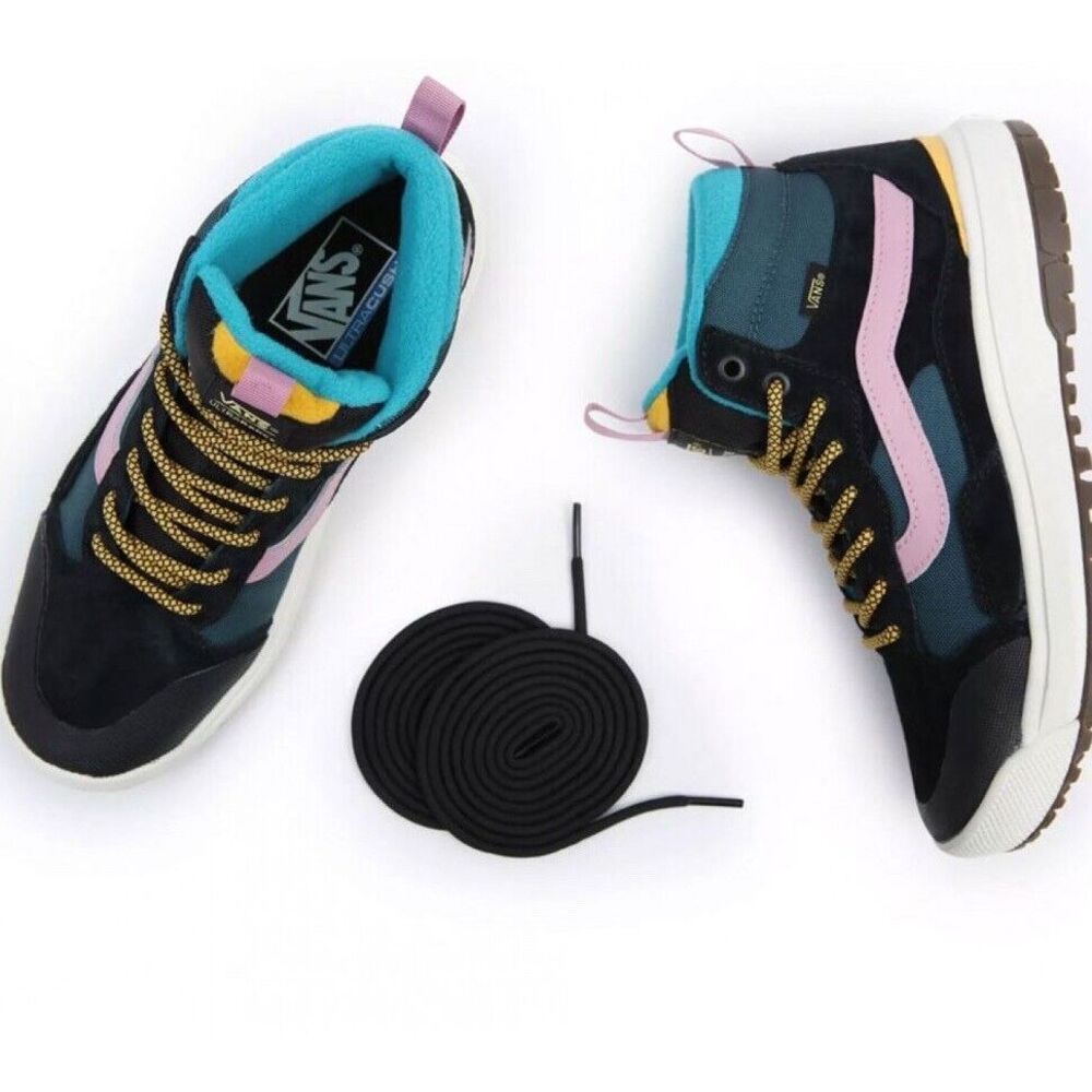 Vans UltraRange Exo Hi MTE Pop Color Teal Pink Hiking Boots 5.5 Women4.0Men Uni - Picture 5 of 16